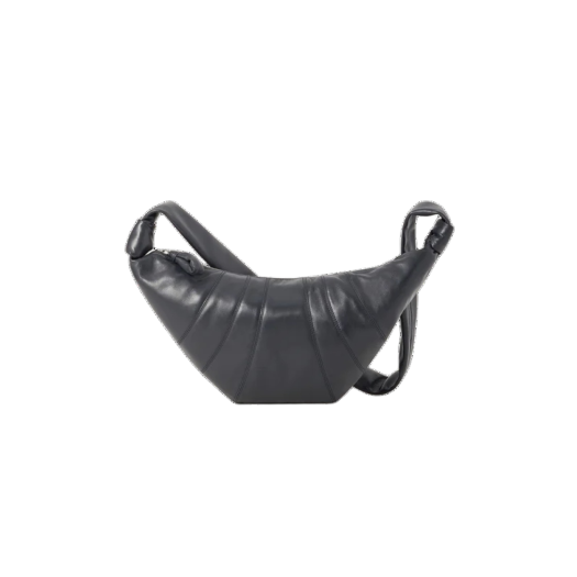 Lemaire Small Croissant Bag Soft Nappa Leather Asphalt