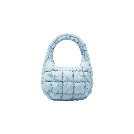 COS Quilted Micro Bag Light Blue