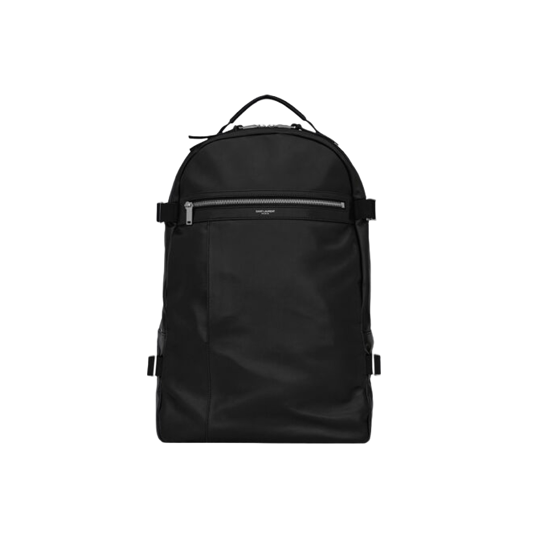 생로랑 시티 트래킹 백팩 램스킨 앤 나일론 블랙(Saint Laurent City Trekking Backpack In Lambskin And Nylon Black) - 1