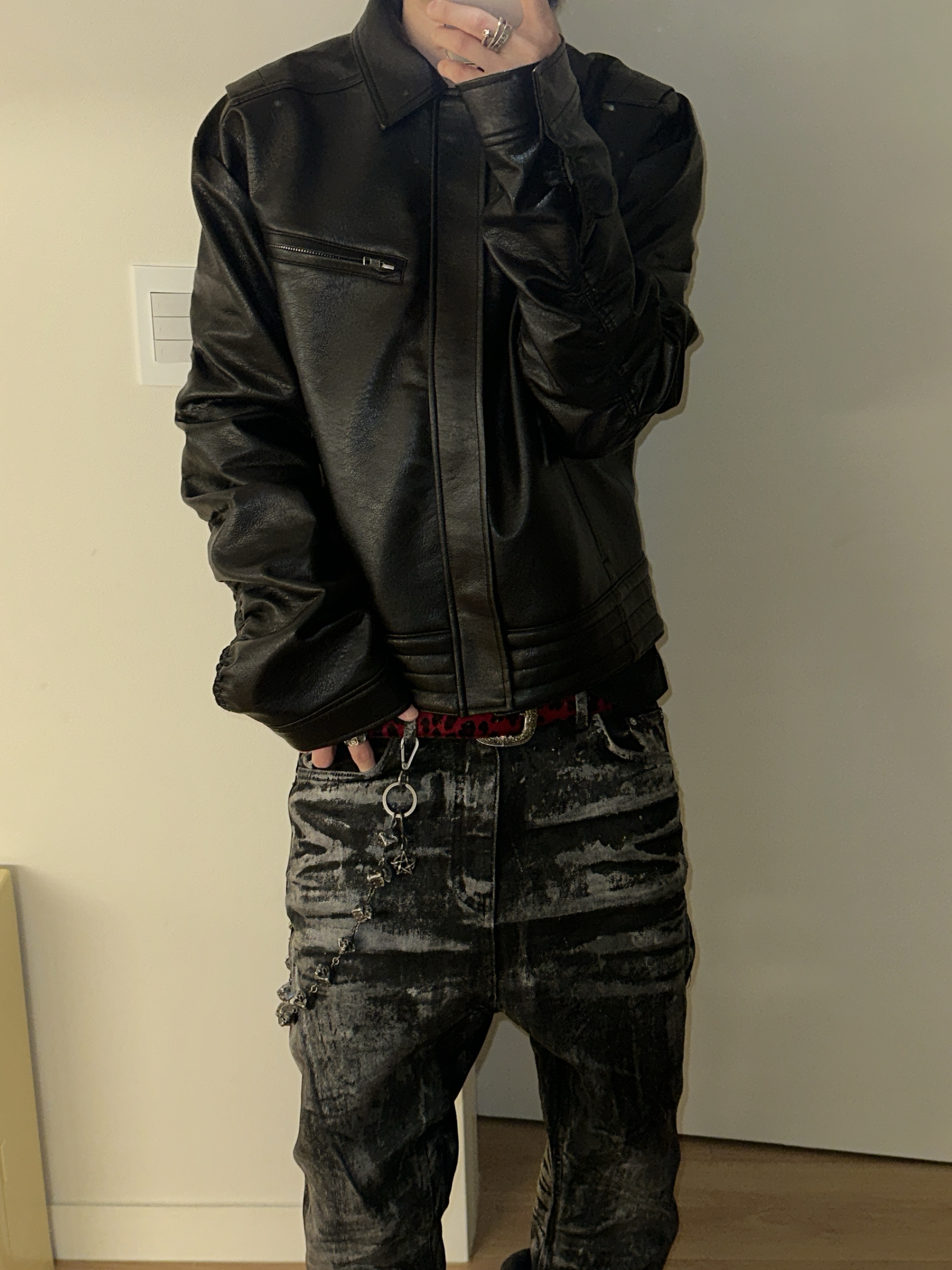 Converse x Drkshdw Turbodrk Chuck 70 Hi Black 착용 스타일 - 2