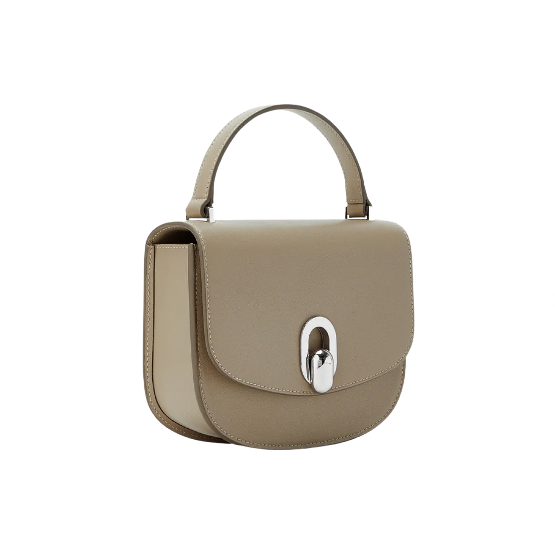 사베트 미니 톤도 카프스킨 레더 클레이(Savette Mini Tondo in Calfskin Leather Clay) - 2