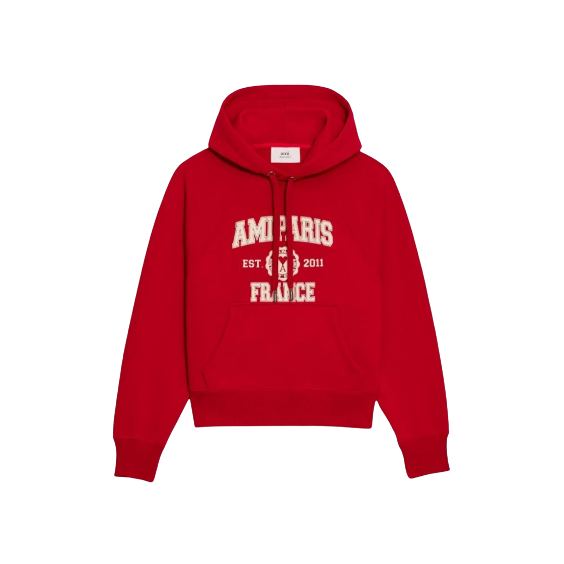★韓国の人気★【AMI PARIS】★Paris France Sweatshir.t Red★ ☆韓国の人気☆【AMI PARIS】☆Paris France Sweatshir.t Red