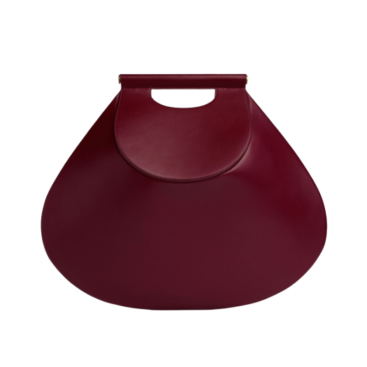 Bottega Veneta Large Fisherman Top Handle Bag Barolo