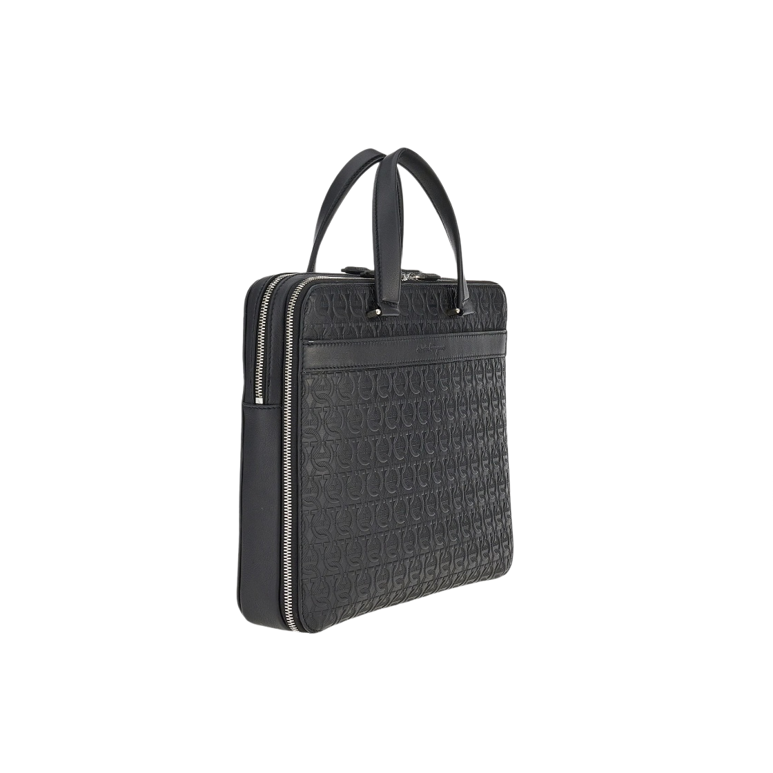페라가모 간치니 패턴 비즈니스백 블랙(Ferragamo Gancini Pattern Business Bag Black) - 2