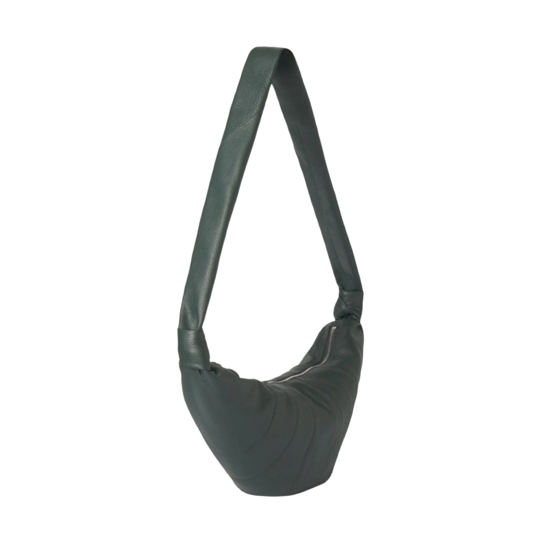 르메르 라지 크루아상 백 소프트 그레인드 레더 미드나잇 그린(Lemaire Large Croissant Bag Soft Grained Leather Midnight Green) - 2