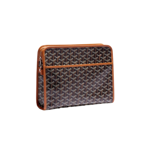 Goyard Jouvence GM Toilet Bag Black Tan