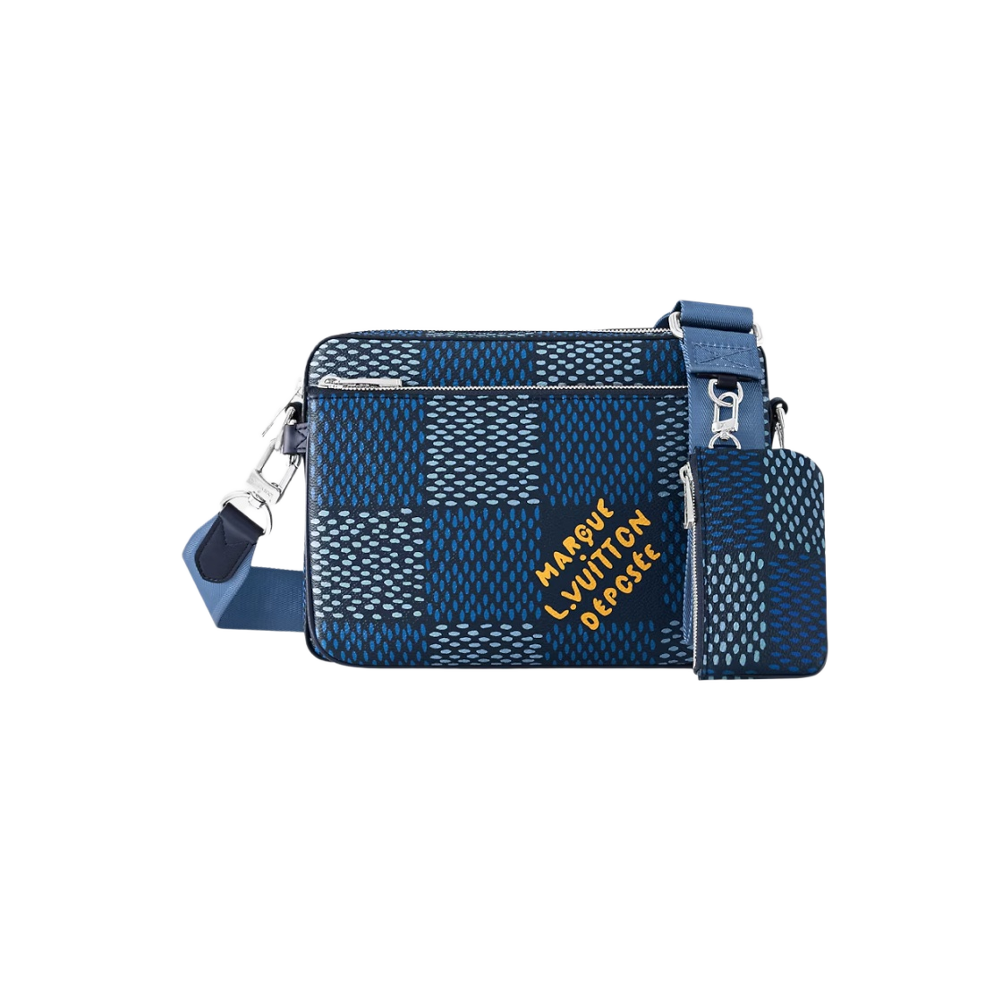 N40694 Louis Vuitton Trio Messenger Blue - 대표 이미지 #1