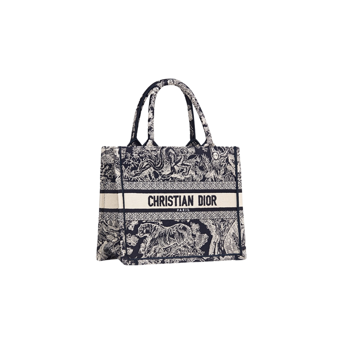 디올 스몰 북 토트백 블루 화이트 리버스(Dior Small Book Tote Blue White Reverse) - 2