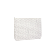 Goyard Senat Pochette MM White