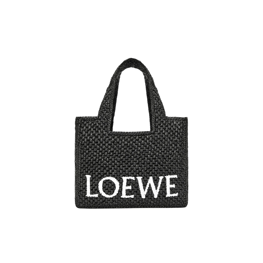 Loewe small font tote style kream