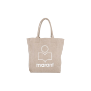 Isabel Marant Yenky Logo Tote Bag Neutral