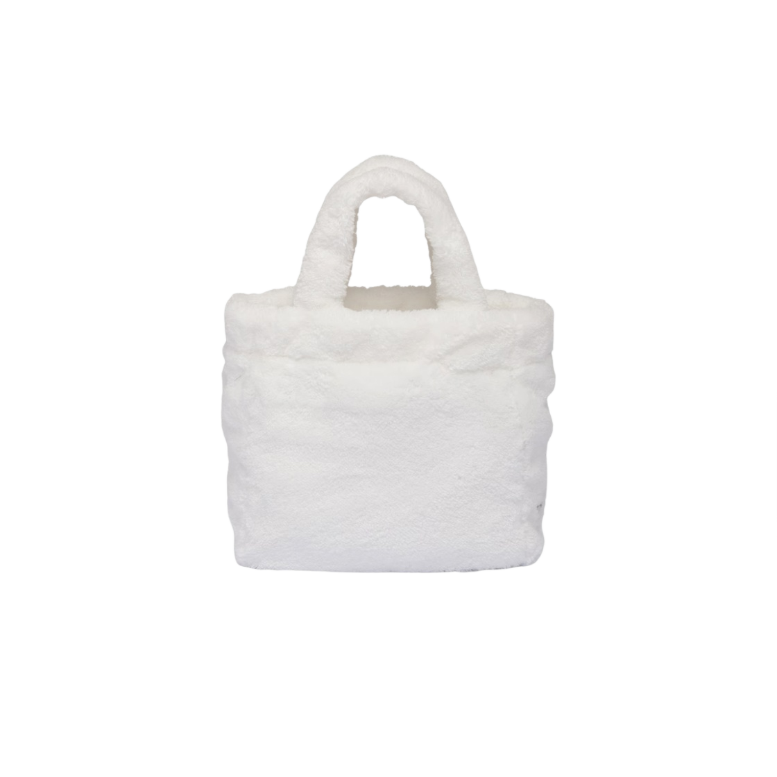 프라다 테리 미니 토트백 화이트 블랙(Prada Terry Mini Tote Bag White Black) - 2