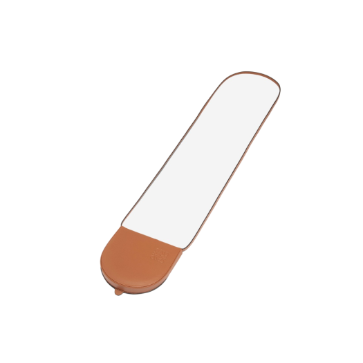 Loewe Small Heel Pouch in Soft Calfskin Tan