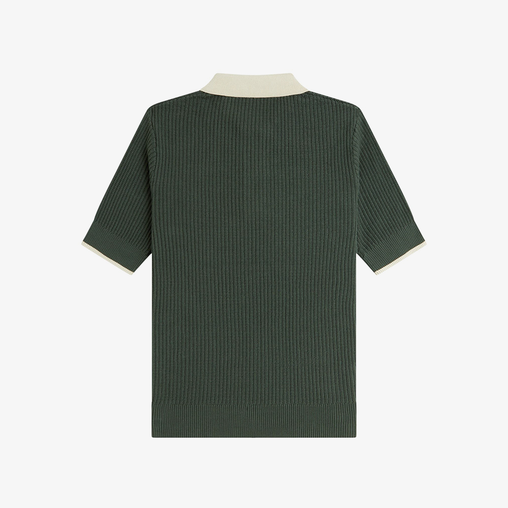 프레드페리 우먼즈 메시 니트 폴로 셔츠 코트 그린(Fred Perry Womens Mesh Knit Polo Shirt Court Green) - 6