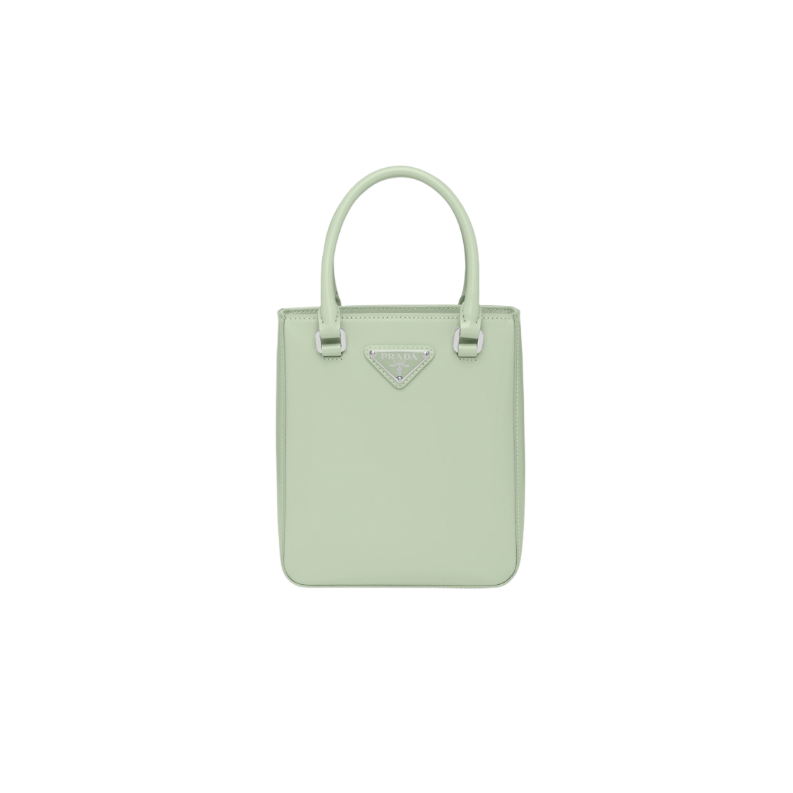 프라다 스몰 브러쉬드 레더 토트백 아쿠아(Prada Small Brushed Leather Tote Bag Aqua) - 1