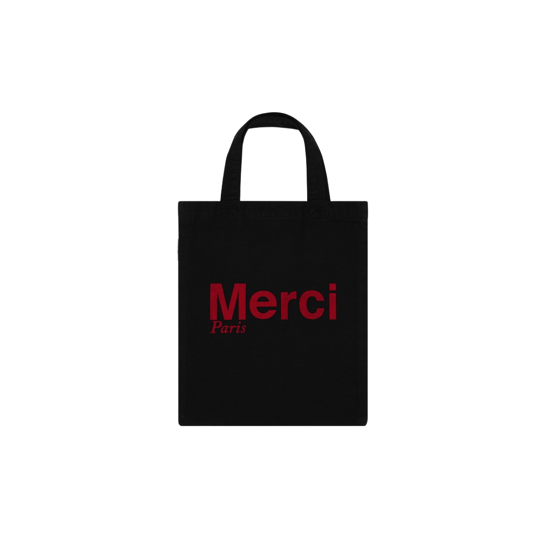 메르시 코튼 토트백 라지 퍼플 에크루 | Merci | KREAM