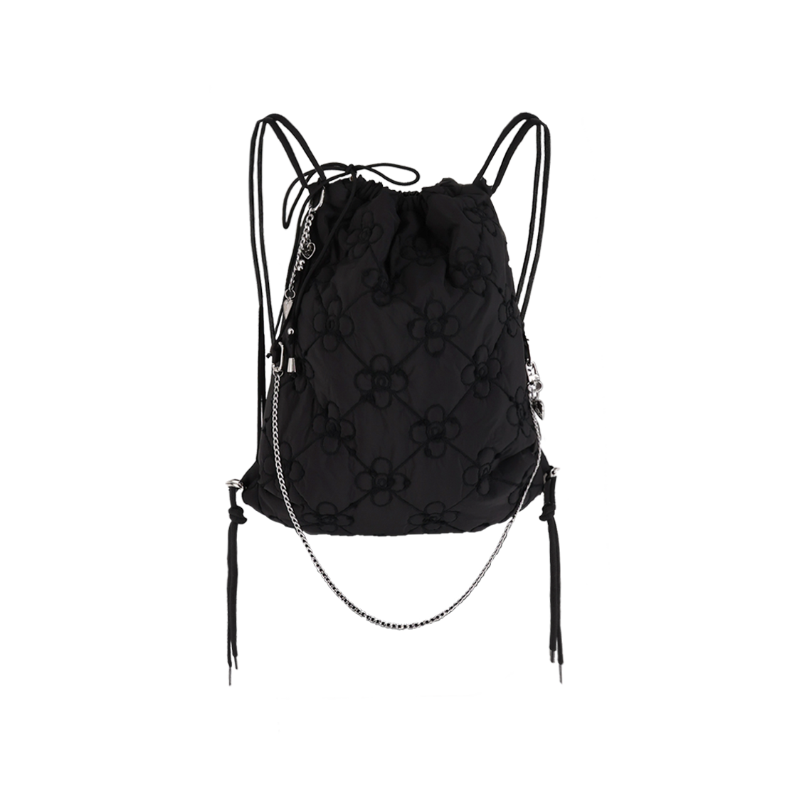 아쎄이 플라워 패딩 쓰리웨이 백 블랙(Assay Padding 3way Bag Black)