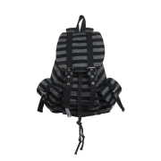 Pahisum Wool Stripe Backpack Black