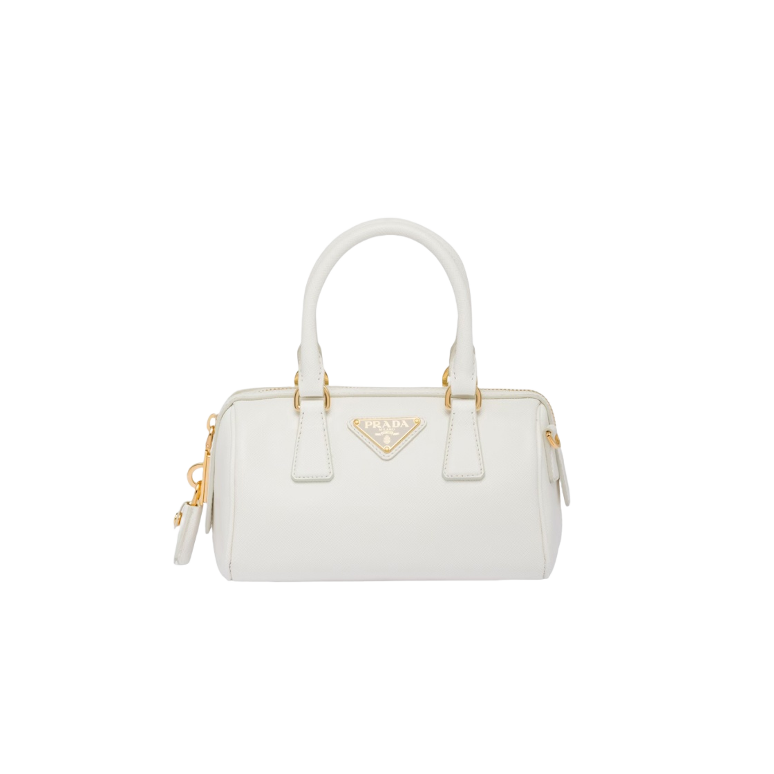 프라다 사피아노 레더 탑 핸들 백 화이트(Prada Saffiano Leather Top-Handle Bag White) - 1