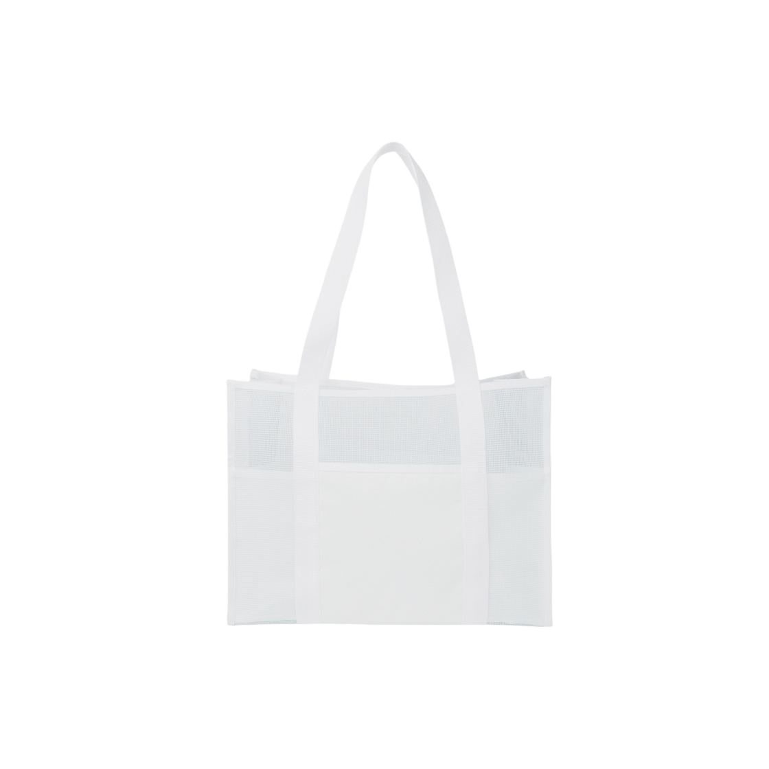 ☆韓国の人気☆【EMIS】☆PVC MESH BEACH BA.G☆バッグ 이미스 PVC 메쉬 비치 백 화이트 | Emis | KREAM