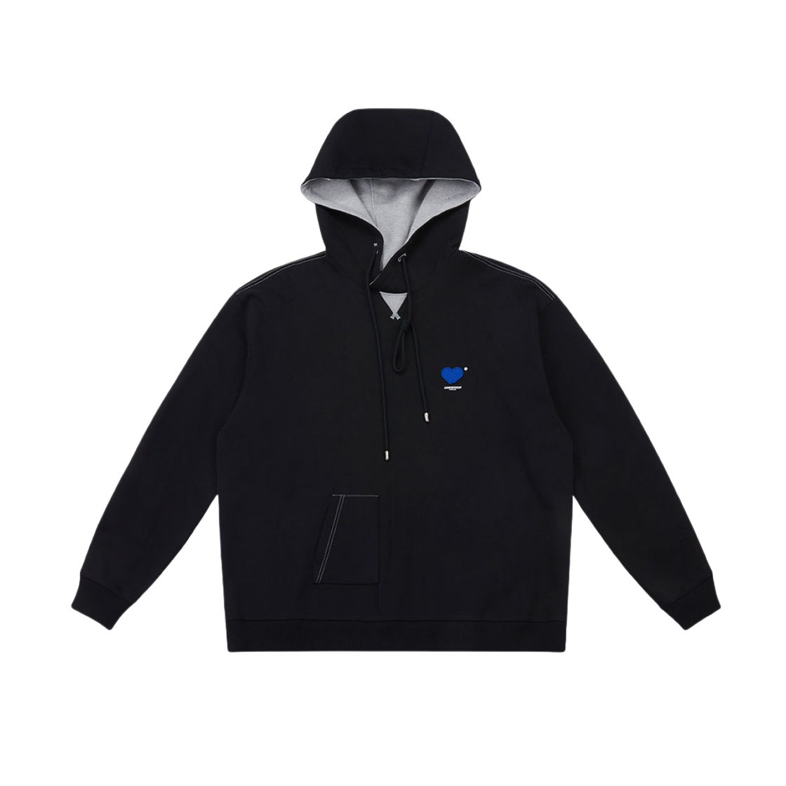 ★ADERERROR★ Twin heart hoodie Noir Ader Error - Twin Heart Hoodie | HBX - Globally Curated