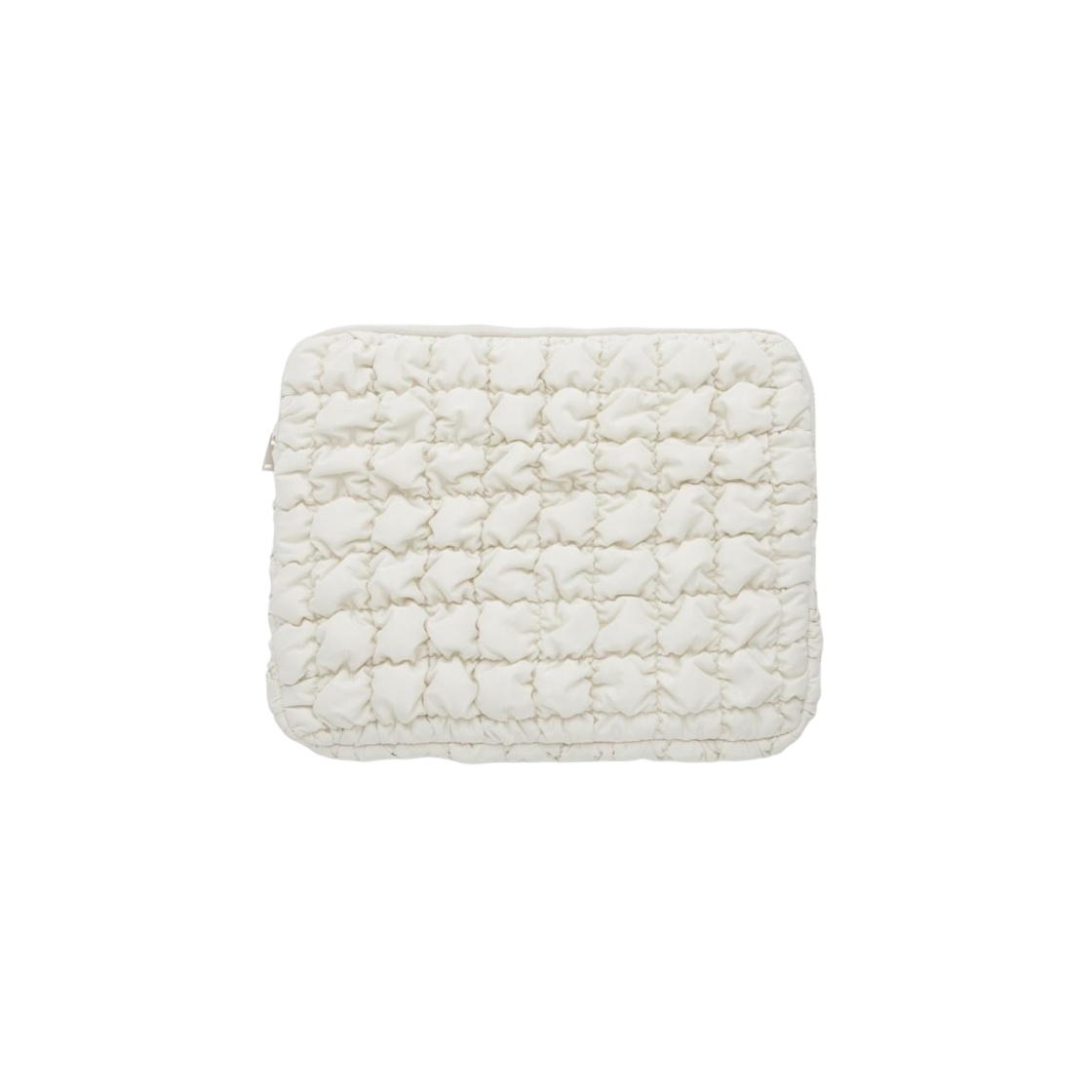 코스 퀄티드 랩탑 케이스 오프 화이트(COS Quilted Laptop Case Off White)
