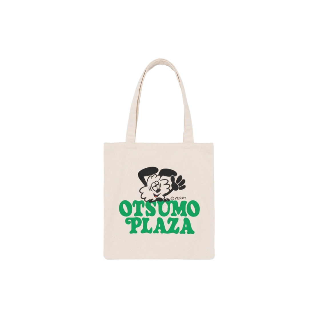 베르디 오츠모 플라자 토트백 그린 - 오츠모 플라자 한정(Verdy Otsumo Plaza Tote Bag Green - Otsumo Plaza Exclusive)