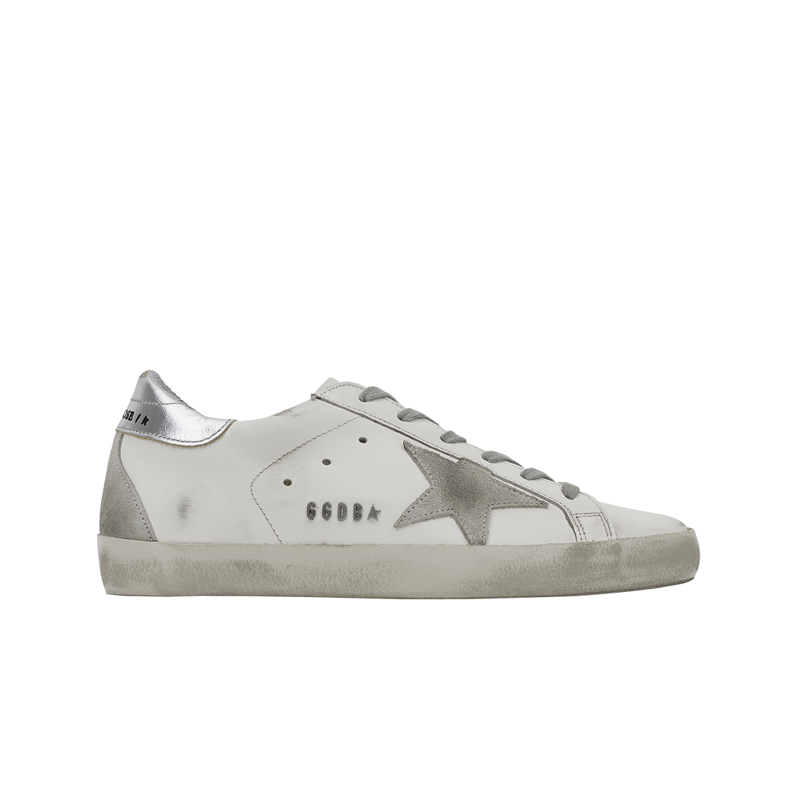 (W) 골든구스 슈퍼스타 화이트 실버탭 스니커즈((W) Golden Goose Superstar White Silver Heel Tab Sneakers)