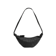 Lemaire Small Croissant Bag Soft Grained Leather Black