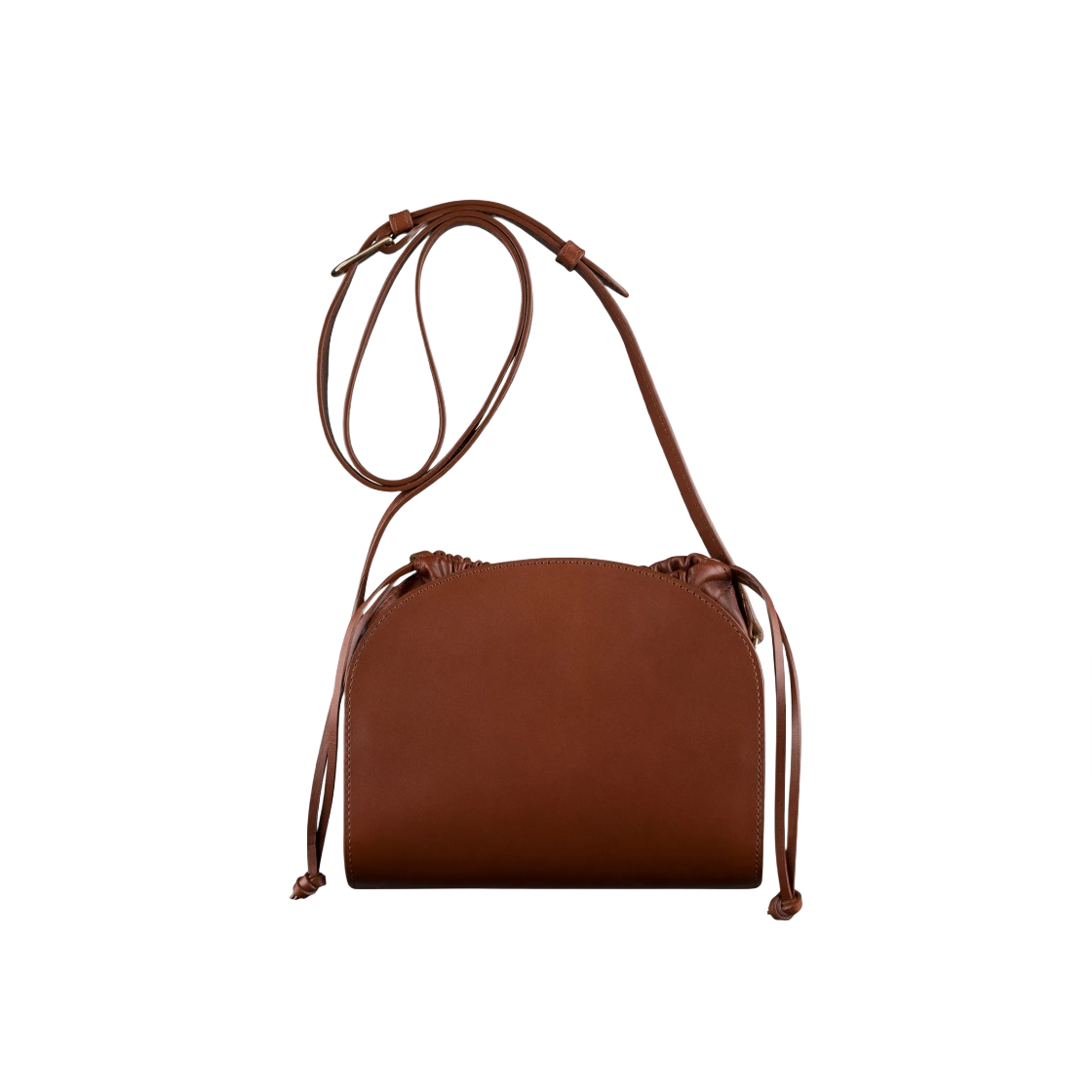 아페쎄 데미룬 포숑 미니백 넛 브라운(A.P.C. Demi-Lune Pochon Mini Bag Nut Brown) - 3