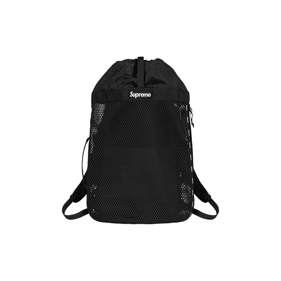 슈프림 메쉬 백팩 블랙 - 23SS(Supreme Mesh Backpack Black - 23SS)