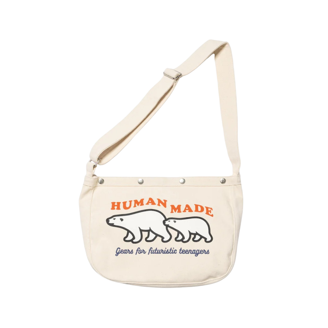 HM26GD043 Human Made Paperboy Bag White