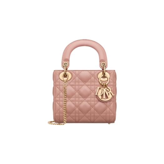 Dior Mini Lady Bag Blush Cannage Lambskin