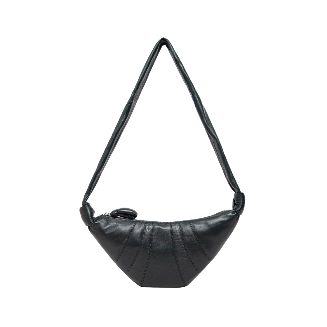 BG253-LL095-668 Lemaire Small Croissant Bag Soft Nappa Leather Dark Slate Green - 대표 이미지 #1