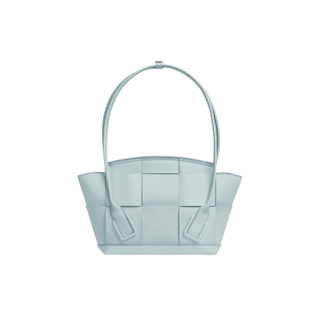 보테가 베네타 아르코 레더 스몰 탑 핸들백 틸 워시드(Bottega Veneta Arco Leather Small Top Handle Bag Teal Washed) - 2