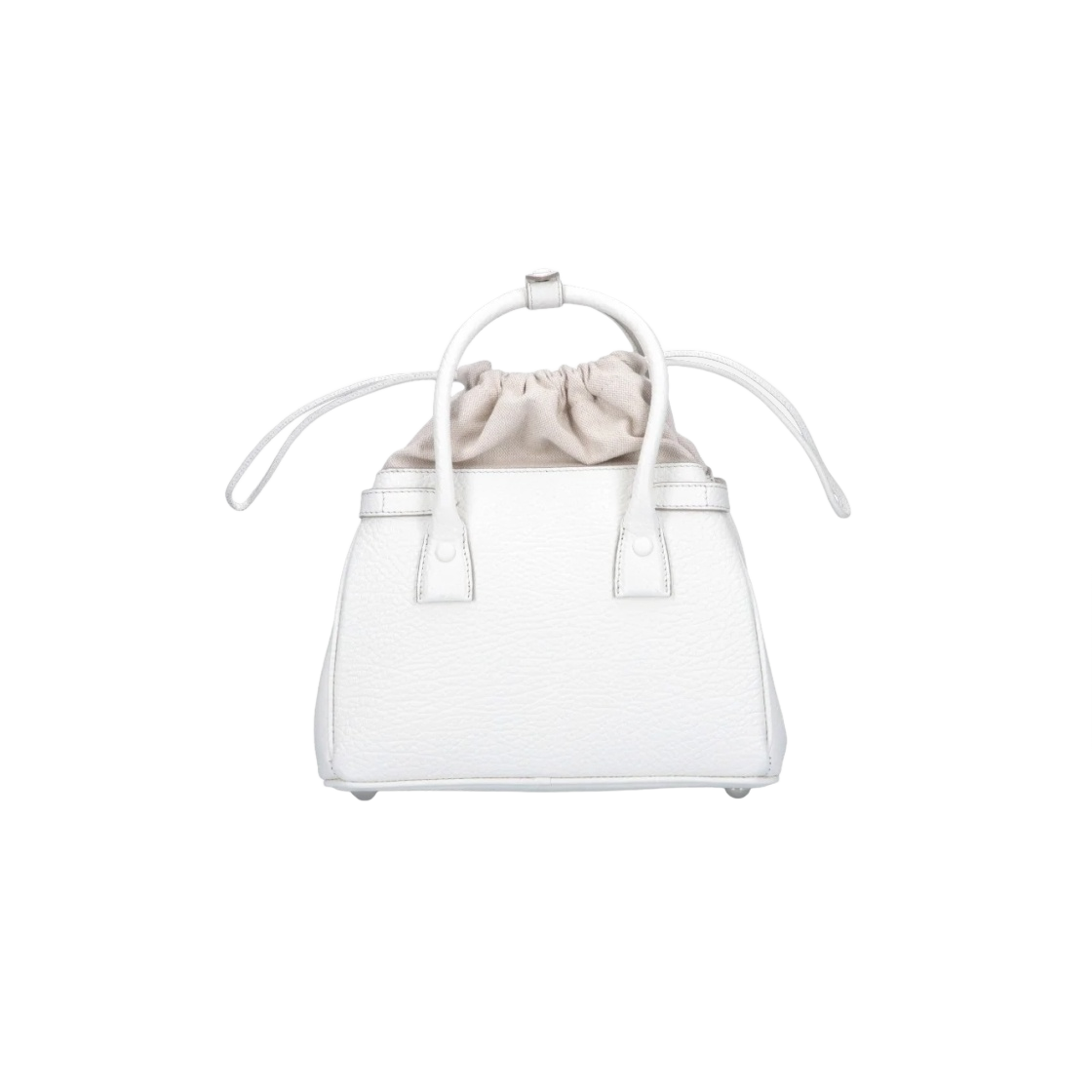 메종 마르지엘라 5AC 미니 드로우스트링백 화이트(Maison Margiela 5AC Mini Drawstring Bag White) - 3