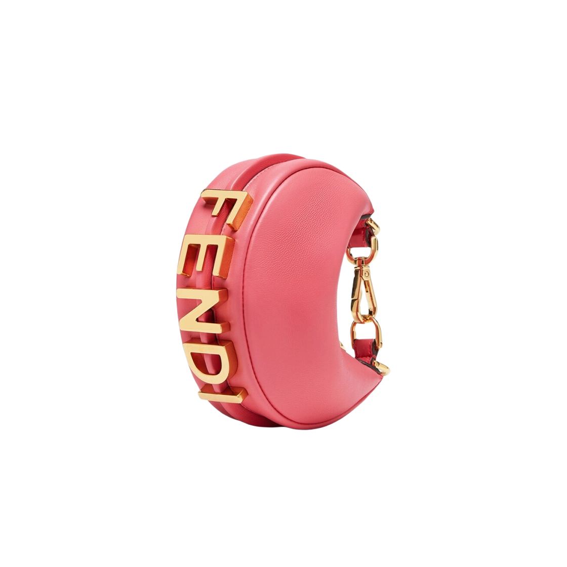 펜디 나노 펜디그라피 레더 참 핑크(Fendi Nano Fendigraphy Leather Charm Pink) - 2