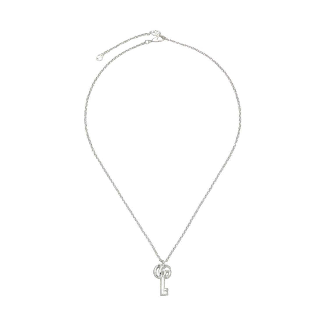 770723-J8400-8106 (W) Gucci GG Marmont Key Charm Necklace 925 Sterling Silver - 대표 이미지 #1