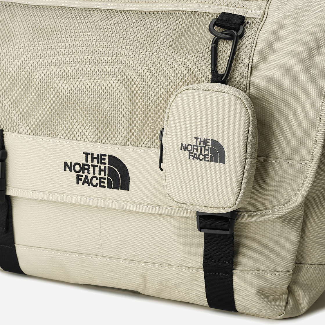 노스페이스 슈퍼 메신저 백 라지 라이트 베이지(The North Face Super Messenger Bag Large Light Beige) - 4