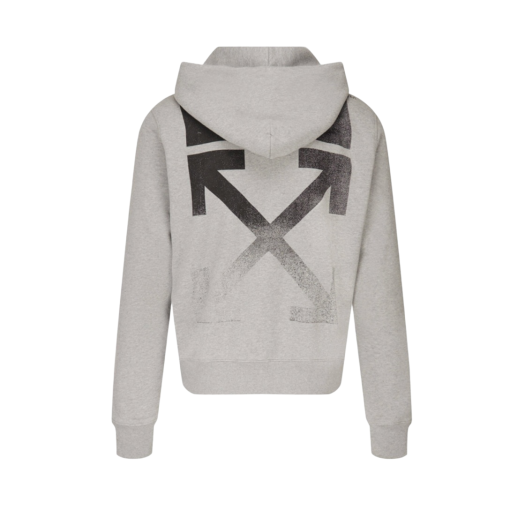 Off-White Degrade Arrow Hoodie Grey Black