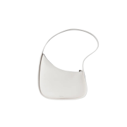 The Row Half Moon Bag in Smooth Calfskin Leather Ivory