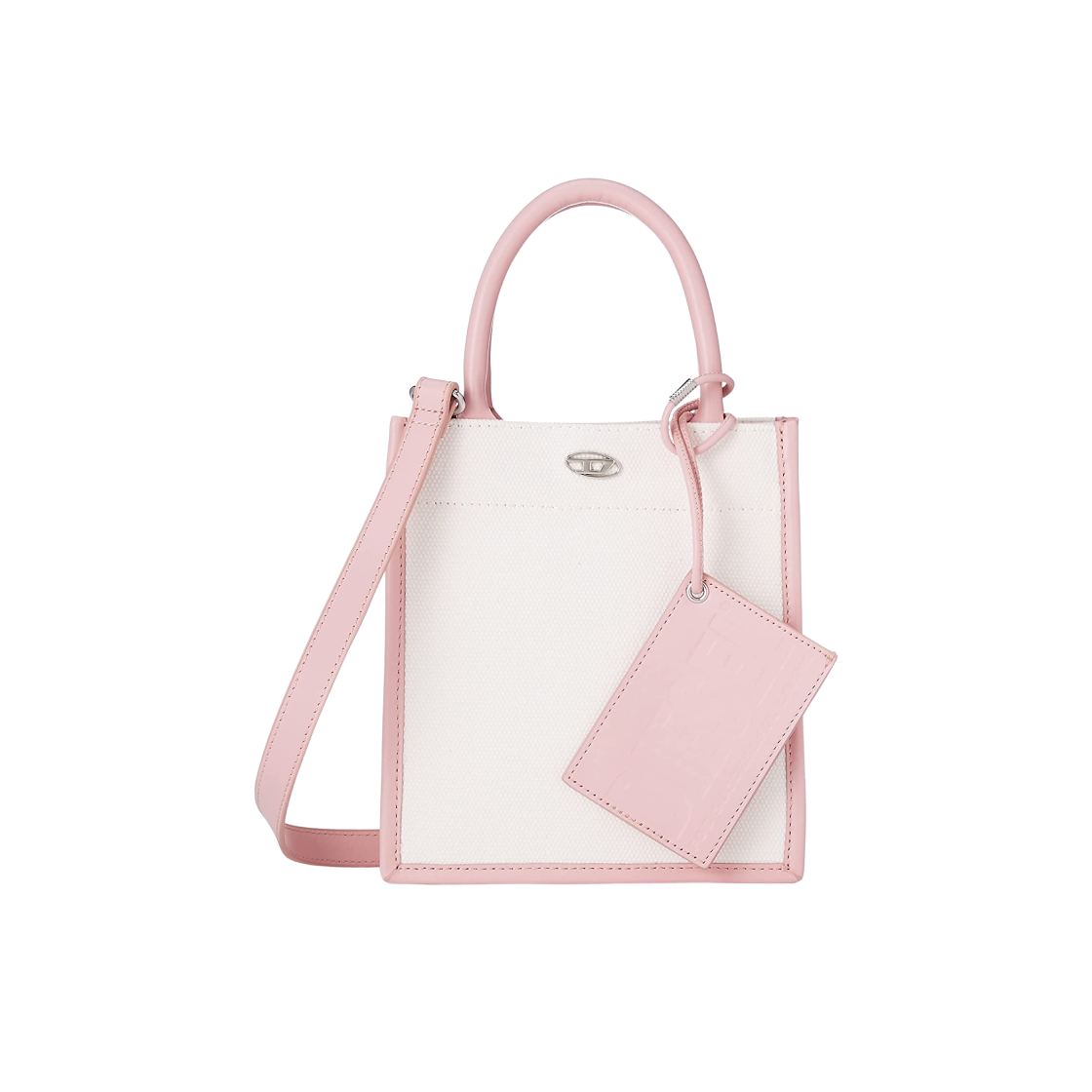 디젤 믹스 머터리얼 크로스바디백 XS 핑크 | Diesel | KREAM Diesel Mix Material Crossbody Bag XS Pink
