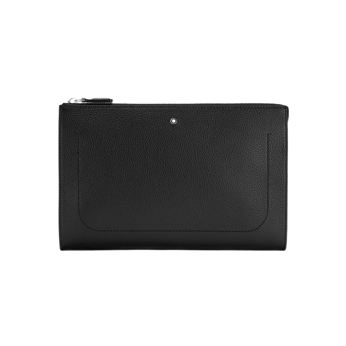 126244 Montblanc Meisterstuck Soft Grain Clutch Black - 대표 이미지 #1