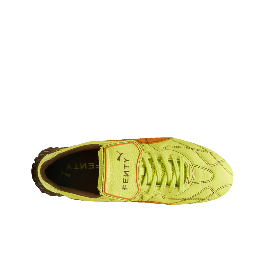 404813-02 Puma x Fenty Avanti LS Stitched Lime Sheen Pumpkin Pie - #2