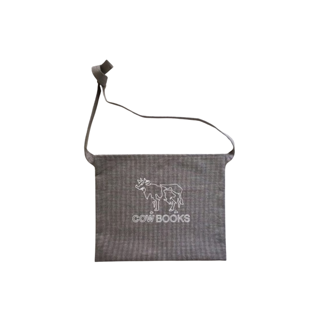 카우북스 체커드 사코슈 라이트 브라운(Cow Books Checkered Sacoche Light Brown)