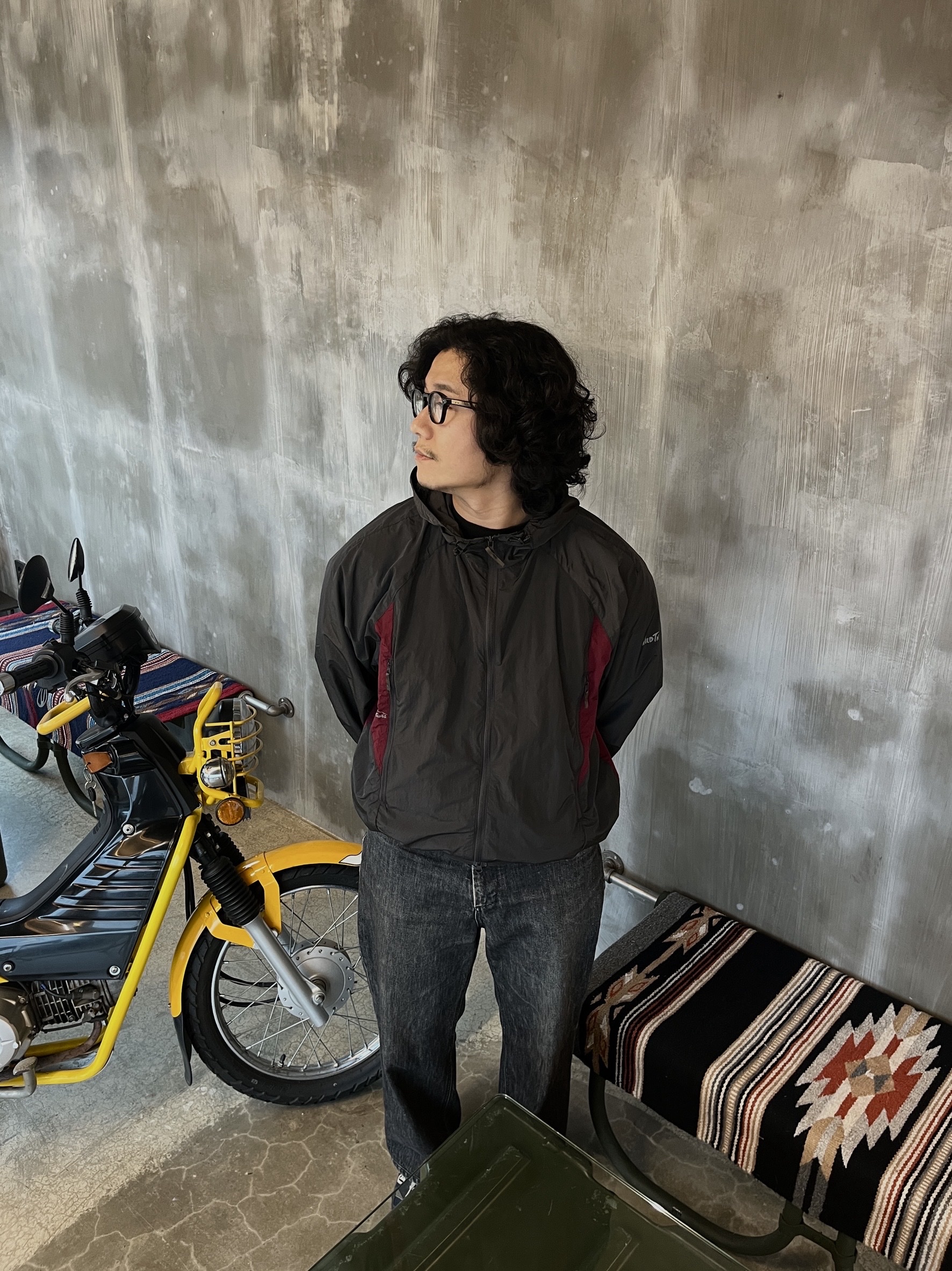 Wildthings Army Jacket Graphite 착용 스타일 - 5