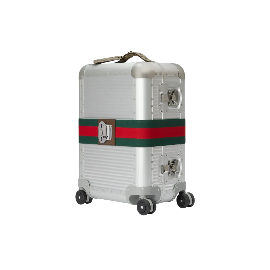 구찌 포터 캐빈 플러스 트롤리 스트랩 실버 알루미늄(Gucci Porter Cabin Plus Trolley with Strap Silver Aluminum) - 2