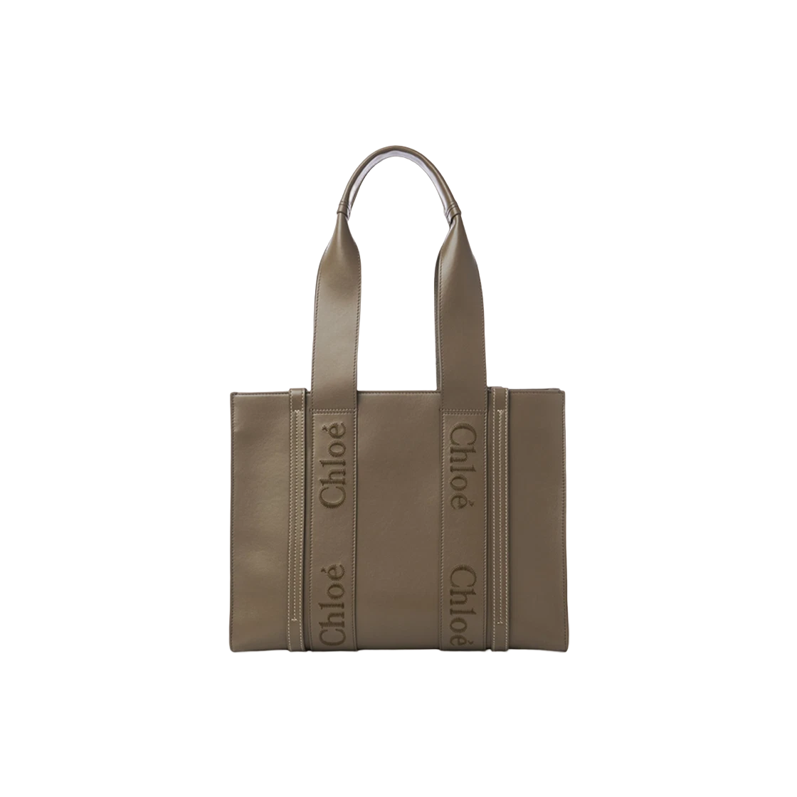 끌로에 미디움 우디 토트백 아미 그린 | Chloe | KREAM Chloe Medium Woody Tote Bag Army Green