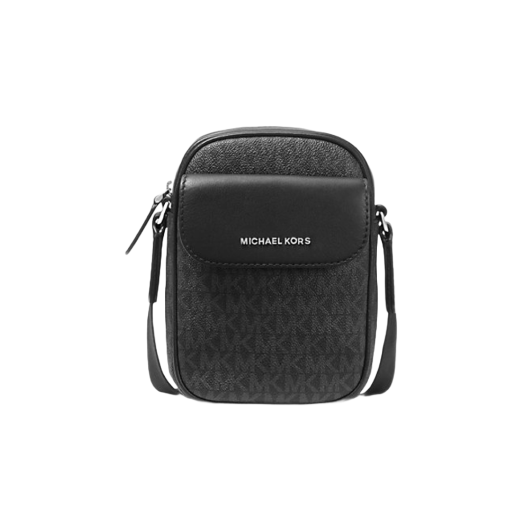 Michael Kors Hudson Logo Smartphone Crossbody Bag Black