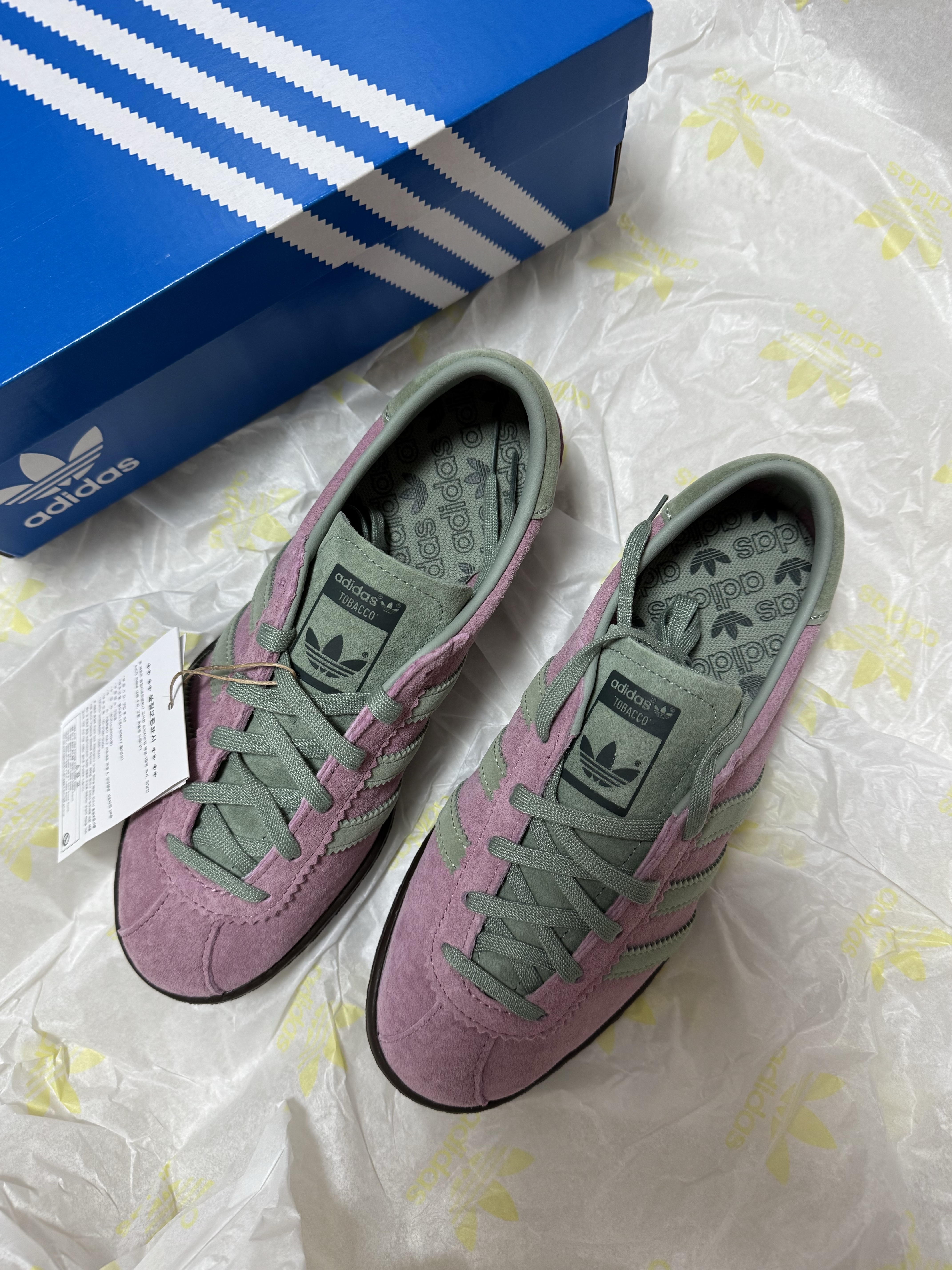 Adidas Tobacco Wonder Orchid Silver Green 착용 스타일 - 1